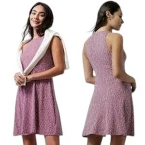 Athleta Santorini Thera Printed Dress in Bashful Rose S/P